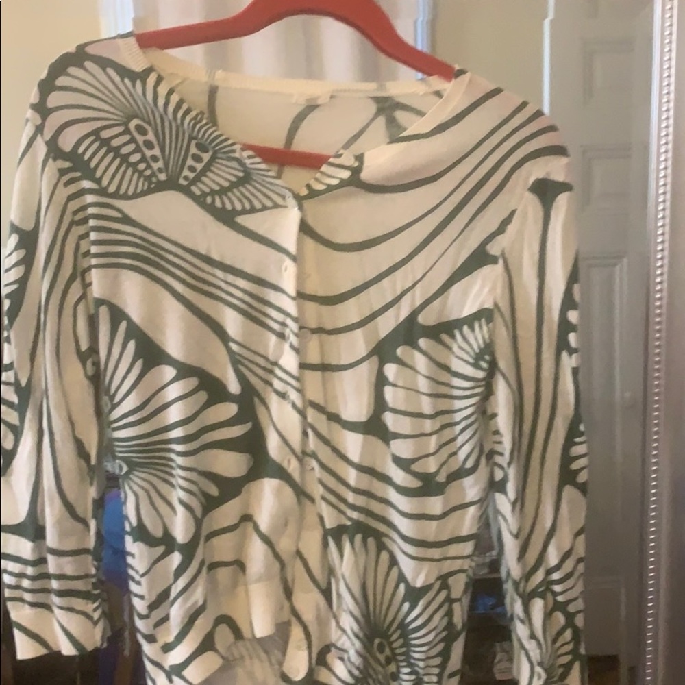 JCrew floral sweater